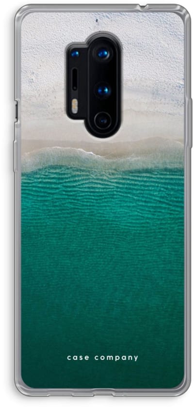 Case Company® - Hoesje geschikt voor OnePlus 8 Pro hoesje - Stranded - Soft Cover Telefoonhoesje - Bescherming aan alle Kanten en Schermrand