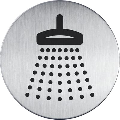 Infobord pictogram durable 4938 douche 83mm | 5 stuks