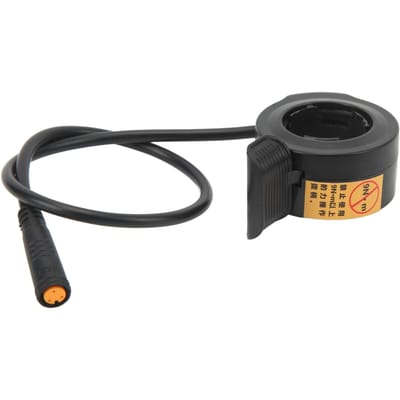E-bike Duimgas Waterdicht Stabiel Elektrische Fiets Duimgas Accelerator voor Bafang Midden black