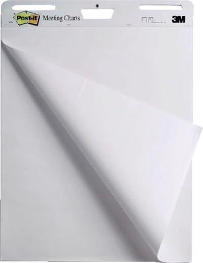 Meeting chart 3m post-it 559 635x762mm blanco