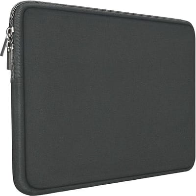 Laptophoes - Laptophoes 15.6 inch - Laptoptas geschikt voor Macbook, Laptop en Chromebook 15,6 inch Sleeve - Hoes -Tas - grijs