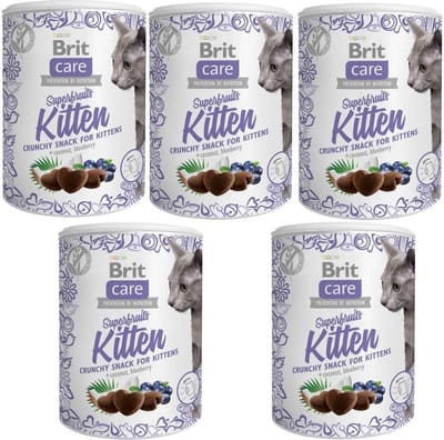Brit Care Cat Snack Superfruits Kitten 5x100 gram