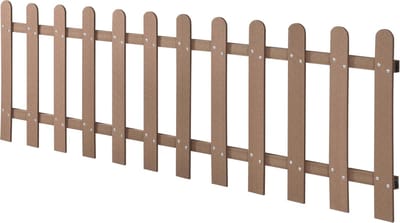 HKC Tuinhek voortuinhek 60x200 cm bruin