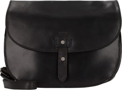 HAROLD'S Leren Schoudertas Aberdeen Slingbag Black Zwart