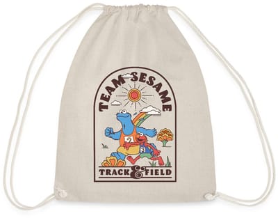 Sesamstraat Team Sesame Atletiek Gymtas