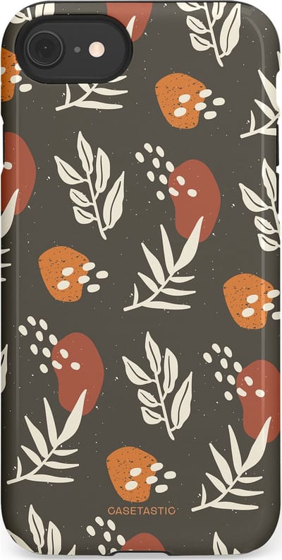 Casetastic Hoesje Geschikt voor Apple iPhone 7/8/SE - Stijlvolle Beschermende Duo-layer Case - Zandsteen