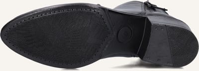 Omoda Badia Enkellaarsjes - Enkelboots met rits - Dames - Zwart - Maat 38