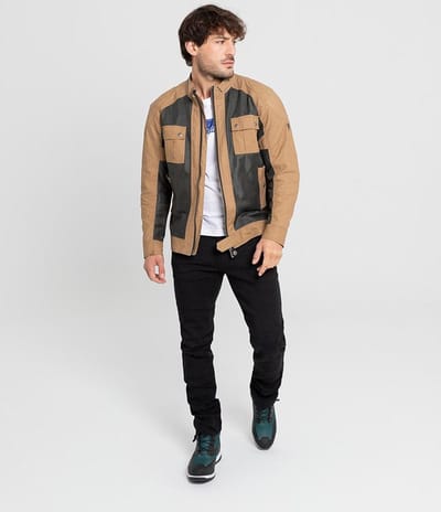 By City-motorjas-doorwaaijas-heren-regenmembraan-windstopper-teneree-III-venty-man-protectie-CE-bruin-groen-XXL
