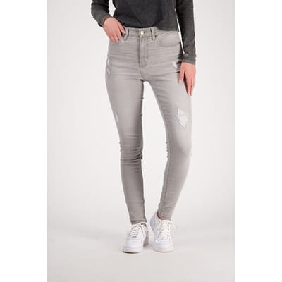 RAIZZED Blossom Jeans Vintage Grey Maat: W23L32 | Skinny Jeans Outlet | Dames | Grijs