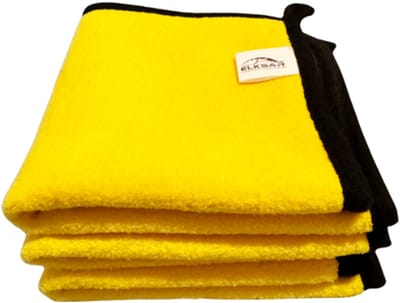 ELKSAR Microvezel Doeken Set (3 stuks) – 500 GSM – 30x30 cm – Poetsdoeken voor Auto, Motor & Meubels