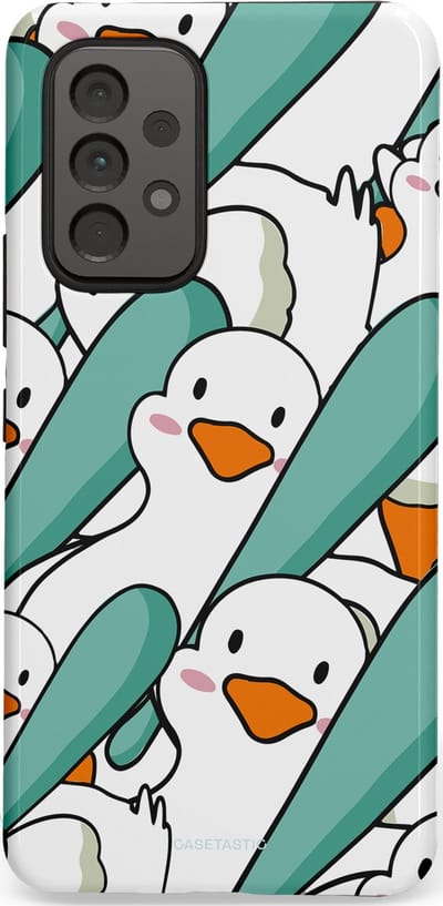 Casetastic Hoesje Geschikt voor Samsung A53 - Stijlvolle Beschermende Duo-layer Case - Ganssterk