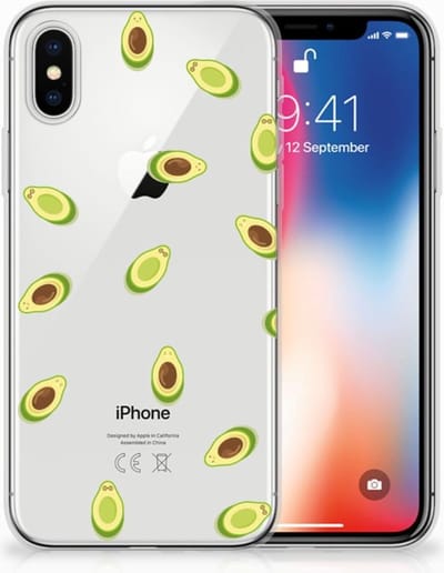 Apple iPhone X | Xs Siliconen Case Avocado