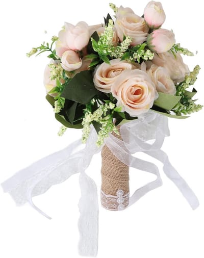 Elegant Handboeket voor Bruidsfotografie - Levensecht en Draagbaar