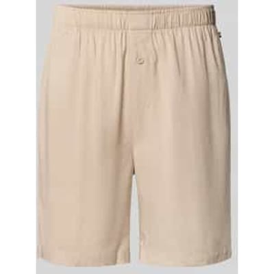 regular fir sweatshorts van mix van viscose en linnen model 'FRESH SHORTS'