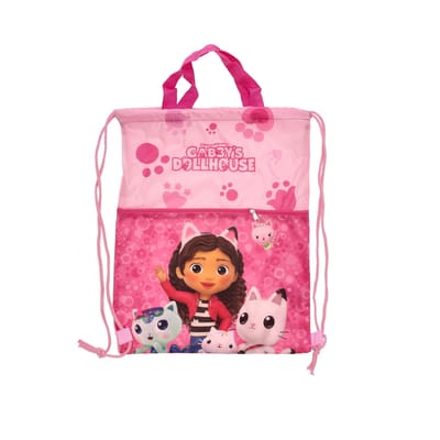 Gabby's Dollhouse Gymtas met rits - Zwemtas - 40 cm - Roze - Voor Kinderen