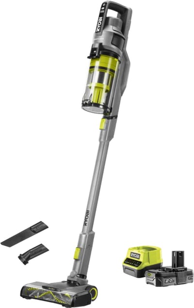 Ryobi - Zilver steelstofzuiger (incl. 1x2.0Ah accu) ONE 18V