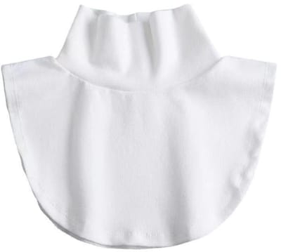 Dailygoods- Nepkraag Afneembaar - 2 Stuks - Zachte Kraag - Katoenen Kraag - Lichtgewicht - Kraagbreedte 20 cm