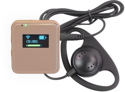 HorsewhispererPRO Showtime - EXTRA ONTVANGER BLUSH compatibel met Showtime transmitter - Compact & performant instructiesysteem voor paardrijden - dressuur - jumping