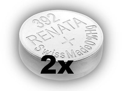 Renata 392-SR41W zilveroxide knoopcel horloge batterij 2(twee) stuks