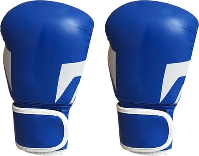 Kinder Bokshandschoenen - Vechtsport Handschoenen - Sport Training - Ademende Ventilatie - One Size - Blauw