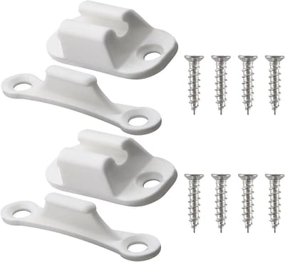2x T-Vorm Deurstopper voor Caravan en Camper - Nylon Deurvastzetter voor Binnen en Buiten