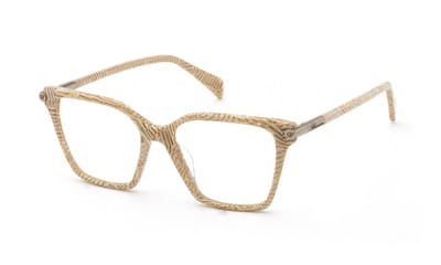 Blumarine VBM257 Ocra striato+ glittery lucido 52/16/140 WOMAN Brilmonturen