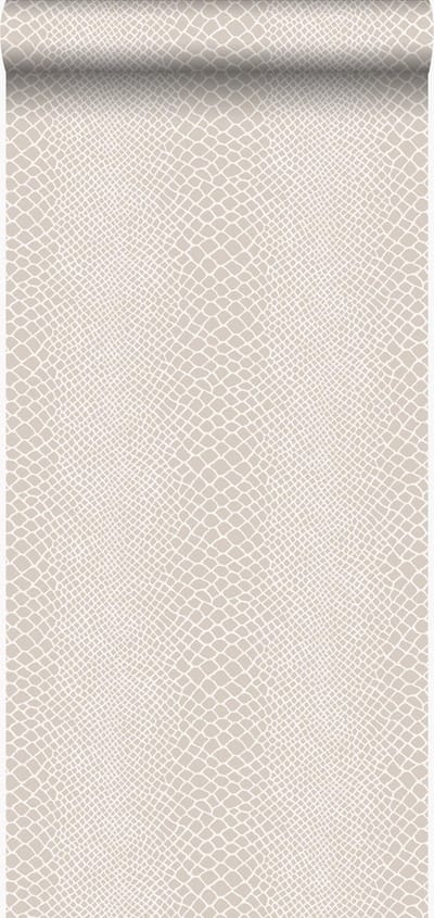 Origin Wallcoverings behang slangenprint beige - 53 cm x 10.05 m - 347339