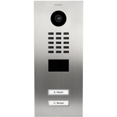 DoorBird D2102V Buitenunit voor Video-deurintercom via WiFi LAN RVS V2A (geborsteld)