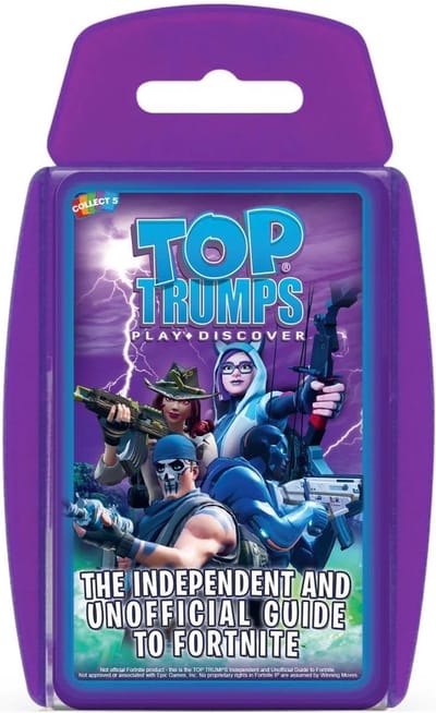 Top Trumps Premium Trumpgames Kaartspel - The Independent and Unofficial Guide to Fortnite -6+