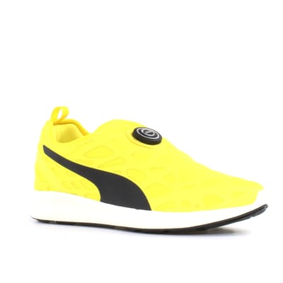 Puma Disc Sleeve Ignite Foam Geel Textiel Slip On Herentrainers 360946 04