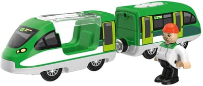 Playtive Elektrische Passagierstrein met aanhanger - Zelfrijdende trein - Met Magneetkoppelingen
