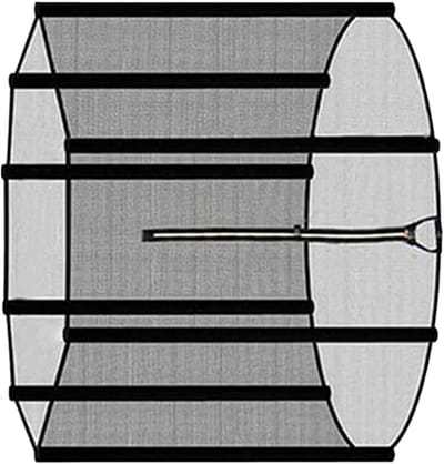 Trampoline Veiligheidsnet - Trampoline Omheining - Kinderen Veilig Laten Springen - Hoge Dichtheid Ademend Materiaal - 12 Voeten - Zwart