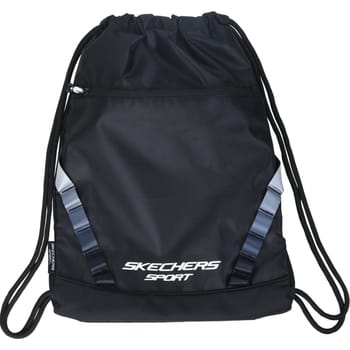 Skechers Vista Cinch Bag, Unisex, Zwart, Tassen, maat: One size