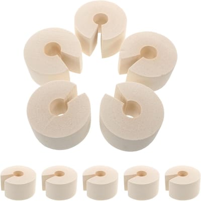Deurstop Set - Anti-knijp Beschermers - Veiligheid Verhogend - Zachte Foam Bumper - 10 Stuks - Beige