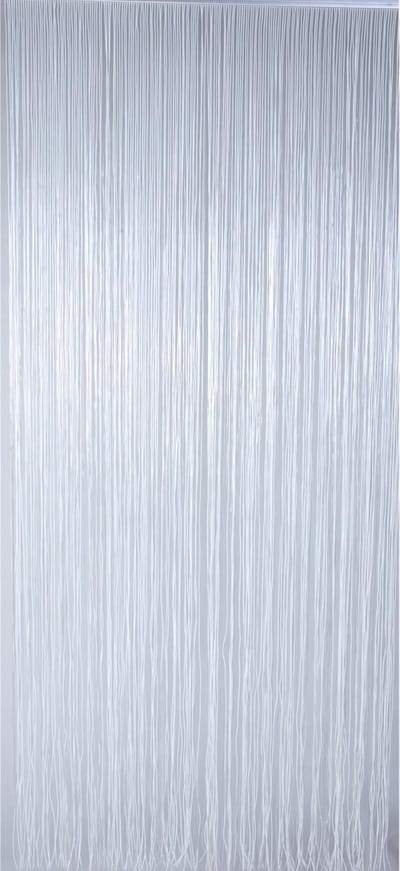 Vliegengordijn PVC spaghetti wit - 90 x 220 cm - 360 strengen - insectenwerend
