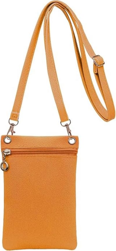 Mobiele telefoontas - 19 cm * 12,5 cm - zacht PU-leer - schoudertas voor dames - afneembare riem - geschikt voor winkelen, daten en wandelen - frisse en leuke schoudertas - veelzijdige, modieuze messenger bag voor dagelijks gebruik