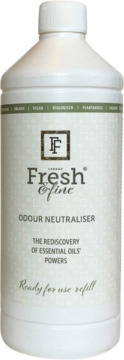 Fresh&Fine - Geurneutralisatie - Navulling klaar voor gebruik - 100% natuurlijk- blend van 37 essentiële oliën
