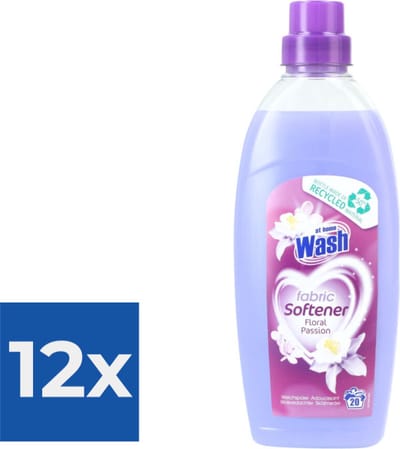 At Home Wasverzachter Floral Passion 750 ml - Voordeelverpakking 12 stuks