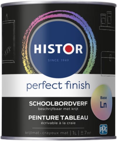Histor Perfect Finish Schoolbordverf 1L 9010 ral