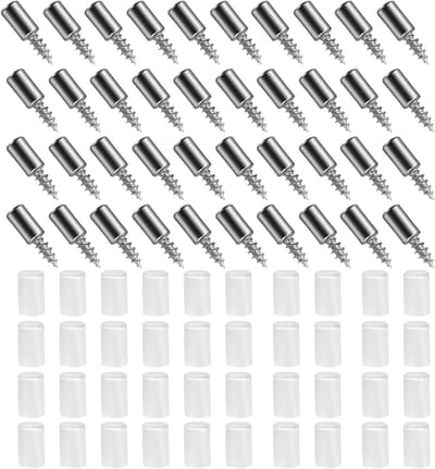 40 Stuks Planksteunen met Rubberbescherming, Hoge Draagcapaciteit voor Kasten en Boekenkasten