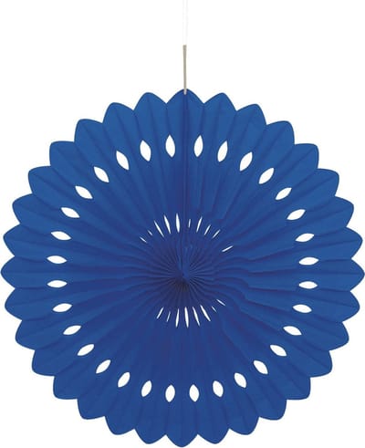 UNIQUE - Donkerblauwe rozet 40 cm