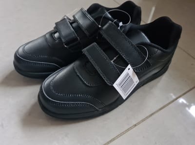 Leren Jongens Schoenen - Zwart - Klittenband - Maat 32