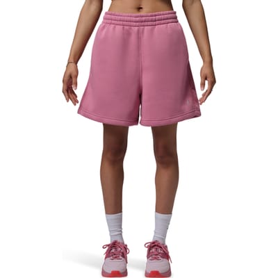 Jordan Brooklyn Shorts Korte Broeken Dames - Roze - Maat L - Katoen Jersey