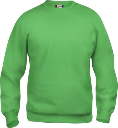 Clique Basic Roundneck Junior 021020 - Appel-groen - 110-120
