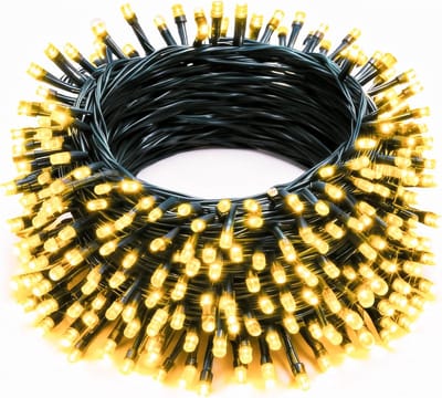 Oneay Kerstverlichting 30 meter met 300 LED’s – Warmwitte lichtslinger met groen snoer – Waterdicht en koppelbaar – Met timer en 8 lichtstanden – Geschikt voor binnen en buiten – Ideaal voor kerstboom, tuin, feestjes en bruiloften