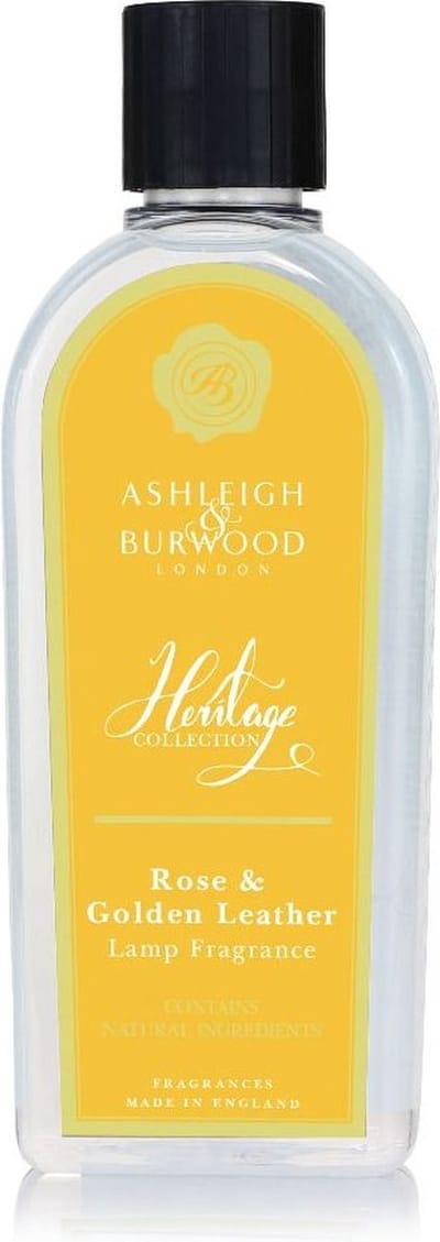 Ashleigh & Burwood Navulling - voor geurbrander - Heritage - Golden Leather & Rose - 500 ml
