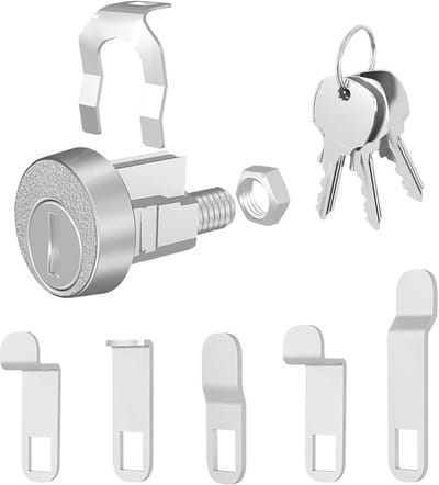 Brievenbusslot - Slotcilinder - Post Beveiligen - Manipulatiebestendig - 10 x 5 x 1 cm - Zink