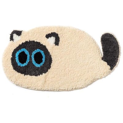 Cartoon Absorberende Mat Schattige Gans Toilet Antislip Absorberende Mat Huishoudelijk Toiletdeur Badkamer Tapijt 40 * 75cm