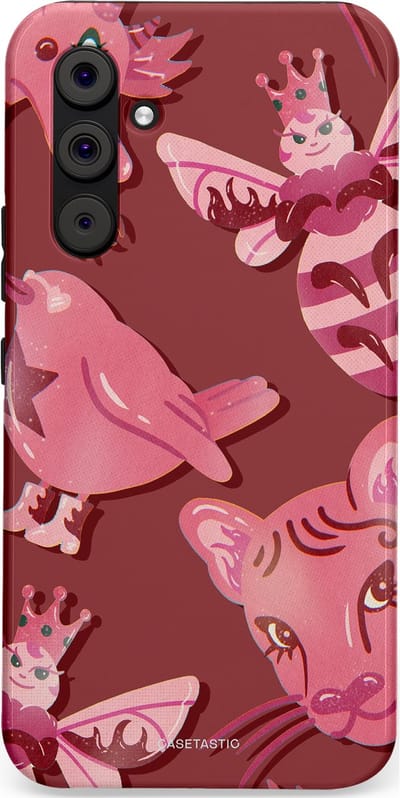 Casetastic Hoesje Geschikt voor Samsung A54 (5G) - Stijlvolle Beschermende Duo-layer Case - Luxe dieren
