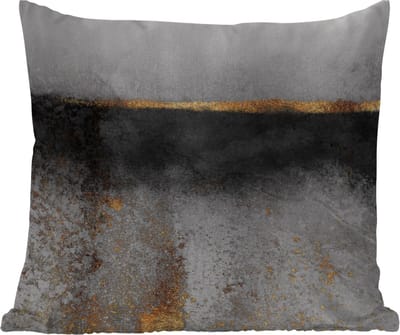 Sierkussen Buiten - Goud - Abstract - Luxe - 60x60 cm - Weerbestendig